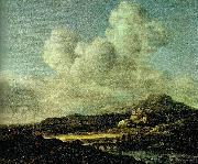 Jacob van Ruisdael solsken oil painting on canvas